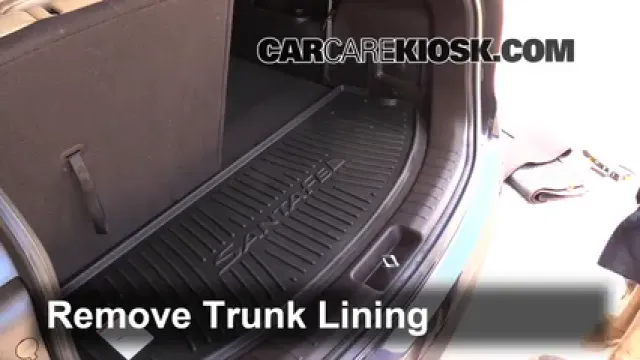 2013 Hyundai Santa Fe GLS 3.3L V6 Pneus et roues Changer un pneu crevé